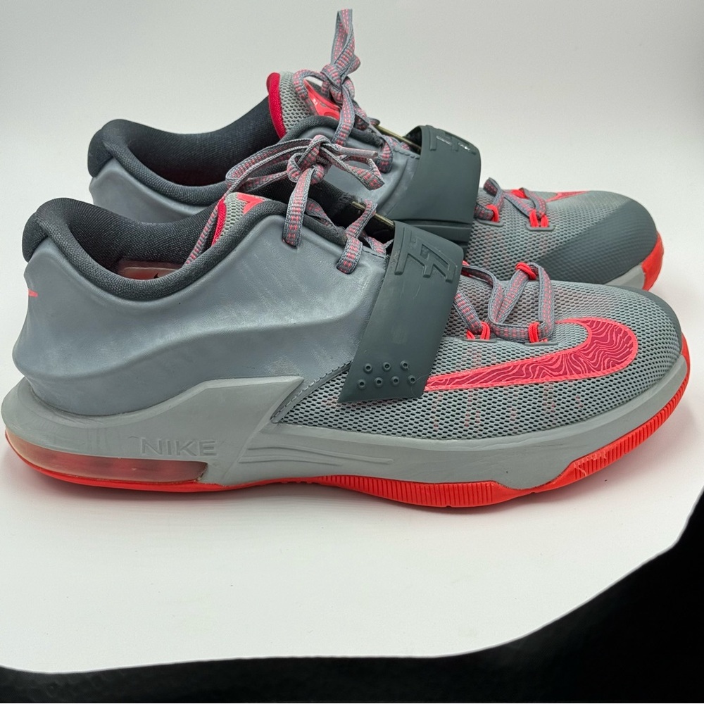 Nike KD 7 Calm Before The Storm Gray Hyper Punch Durant 5Y